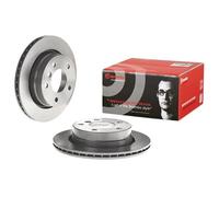 2x BREMBO Brake Disc Rear Internally Vented With Bolts/Screws Fits BMW 3 Series