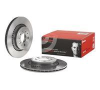 2x BREMBO Brake Disc Rear Internally Vented With Bolts/Screws Fits Volvo XC90