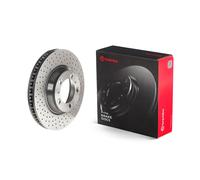 2x Brembo Front 330mm Drilled Vented Brake Discs Fits Porsche 718 Boxster
