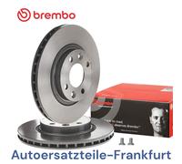 2x BREMBO FRONT BRAKE DISCS DACIA LOGAN 2 RENAULT CILO 4/5 TWINGO 3 SMART 453