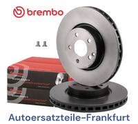 2x BREMBO Front Brake Discs Mercedes-Benz C/E Class W204 S204 C204 W212 S212