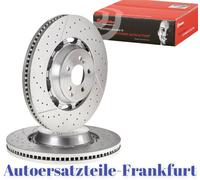 2x BREMBO Front Brake Discs Mercedes Benz S-Class W222 + A217 + C217 AMG