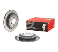 2x Brembo Rear 08.9163.11 259mm Solid Brake Discs Fits Mini