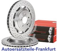 2x BREMBO REAR BRAKE DISCS MERCEDES-BENZ AMG GT C190 C - S CLASS W205 W222