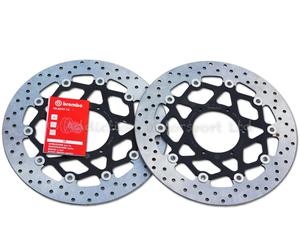 2x Brembo Serie ORO 320mm Front Brake Discs Honda VTR SP1, SP02 78.B408.77