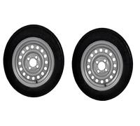 2x Brenderup 1150 1205 Trailer Spare Wheel 13 inch 145/80 R13