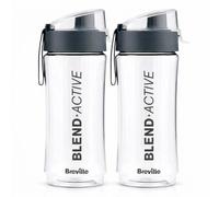 2X Breville Blend Active 600ml Replacement Bottle With Lid For VBL247