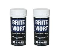2X Britewort Wort Clarifier 5 tabs Doses 10 Brews Replaces Protofloc Irish Moss