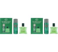 2X Brut Original Aftershave 100ml + Deodorant 200ml Gift Set Twin Pack Men