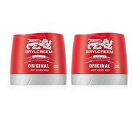 2x Brylcreem ORIGINAL LIGHT GLOSSY HOLD Mens Hair Styling Cream RED TUB 150ml