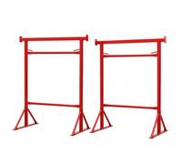 2X Builders Trestles Size.3 Adjustable Steel Stands 1.0m-1.8m