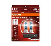 2x Bulb PGJ19-2 H11 64211NL-2HB OSRAM for PORSCHE MERCEDES-BENZ LANCIA VW BMW
