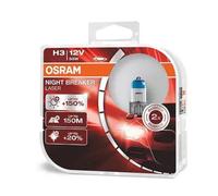 2x OSRAM H3 Night Breaker Laser (Next Generation) +150% Car Headlight Bulbs 453