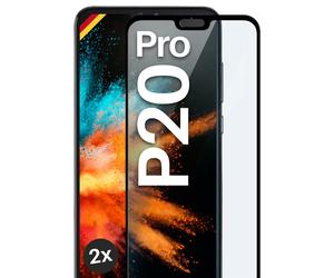 2x bulletproof film for Huawei P20 Pro display real glass full screen cover p...