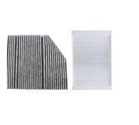2X Cabin Filter Compatible With MERCEDES BENZ C-CLASS W205 A205 C205 S205 2013-2019 Model Built In External Air Conditioning Filter Set