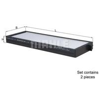MAHLE ORIGINAL LA 912/S Pollen filter