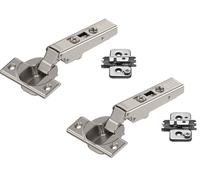 2x Cabinet Hinge Set Blum Corner Hinge 110° Hinge Cup Band 71T3550 with Spring