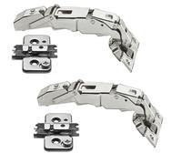 2x Cabinet Hinge Set Blum Corner Stop 155° Hinge Zero Gap 71T7550 Spring