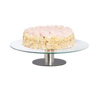2x Cake stand Cupcake Serving Tray 30 cm Easy Clean Rotating Cake Plate