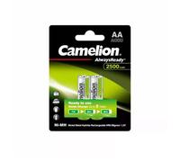 2x CAMELION AlwaysReady AA HR6 NiMH 2500mAh Rechargeable Battery
