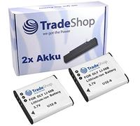 2x Camera Lithium Ion Battery Equivalent to Olympus Li-50B Li50B compatible with Ricoh CX3/CX-3 WG-4, WG-4 GPS, WG-20 20 DB-100 DB100 Pentax D-Li92 D-Li 92 for Pentax X70, Optio I-10 RZ10 70 i10 RZ 10