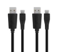 2x Camera USB Cable Sony HVL-F60RM2 1A Black