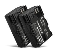 2x Canon LP-E6 LP-E6N LP-E6NH Battery 2000mAh