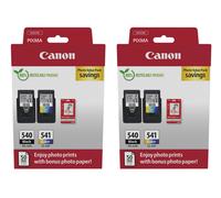 2x Canon PG540 Black & CL541 Colour Ink Cartridges For PIXMA MX395 Printer