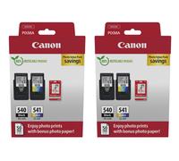 2x Canon PG540 Black & CL541 Colour Ink Cartridges For PIXMA MX435 Printer