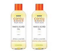 2x Cantu Shea Butter For Men Hair and Beard Oil 2in1 3.4 oz