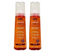 2x Cantu Shea Butter Wave Whip Curling Mousse Define Waves & Curls No Sulfate