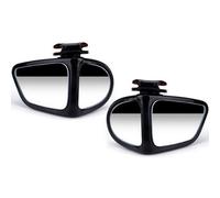 2X Car Blind Spot Mirror Hd Glass Adjustable For Parking Reversing