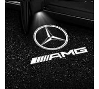 2x Car Door Led Logo Projector Light For Mercedes Benz Gls/glc/glb/gla/a/b/c/e-class S04 New Arrival S07 6