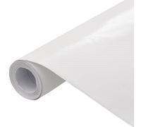 2x Car Films 4D White Wrap Sticker Sheet Vehicle Decor Protection Film vidaXL