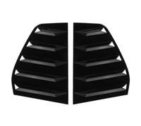 2X Car Rear Window Louver Shutter Cover Trim Fit For VW for GOLF 6 MK6 MK6.5 GTI GTD R Side Vent 2010-2014 Rear Window Louver Side Window Sunshades
