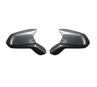 2x Car Rearview Mirror Housing Replacement for Chevy For Camaro SS RS ZL1 LT 2016-2021 Door Side Horn Style Exterior Cover Cap Shells Rearview Shell(Carbon look)(Carbon look)