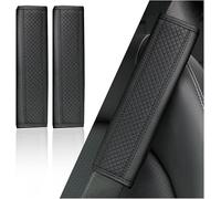 2x Car Seat Belt Pads for Renault Scenic E-Tech 2024-2026 | Comfortable Carbon Fiber Texture Leather Shoulder Strap Cushions Reduce Friction Pressure Suitable for Long Driving Journeys