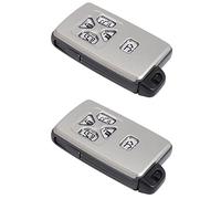 2X Car Smart Card Remote Car Key Shell Case 5 Button for Alphard Estima Vellfire