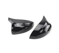 2x Carbon Fiber Style Horn Shape Car Rear View Door Wing Side Mirror Cover Caps Shell Case Compatible for Audi A3 S3 8V RS3 2013-2019