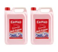 2X Carplan Red Antifreeze Coolant Longlife Concentrate 5L
