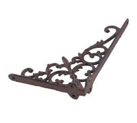2X Cast Iron Plant Hanger Flower Basket for Floating Shelves