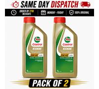 2x Castrol EDGE 5W-40 A3/B4 1L 15F716 A3/B4 Fully Synthetic Engine Oil