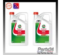 2x Castrol GTX Engine Oil 15W-40 15W40 A3 / B3 with Sludge Protection 5 Litre 5L