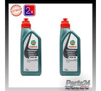 2x Castrol TRANSMAX Manual EP 80W-90 80W90 MTF Transmission Fluid 1L