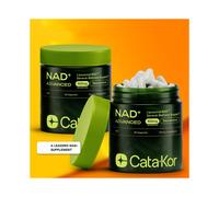 2x Cata-Kor NAD+ Advanced - NAD+ Supplement for Energy & Healthy Aging - 500mg per Serving - 120 Count (60 Day Supply)