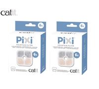 2X CATIT PIXI CARTRIDGE CAT KITTEN WATER FOUNTAIN FILTER FRESH CLEAN WATER 6 PCK
