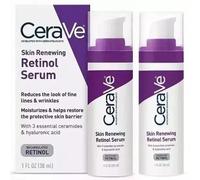 PACK OF 2 CeraVe Anti Aging Retinol Serum Cream - Smoothing Fine Lines Skin 30ml