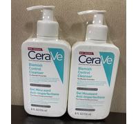 2x Cerave Blemish Control Face Cleanser Salicylic Acid -236ml
