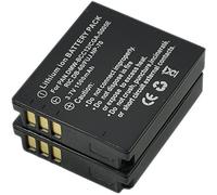 2x CGA-S005 Battery for CGAS005 S005A S005E S005E/1B DMW-BCC12 Lumix DMC-FS1 FS2 FX01 FX01A FX01K FX01P FX01S FX01W FX07 FX07K FX10 FX10A FX10P FX10S FX100 FX100GK FX12 FX12EG FX12K Camera Battery k1a