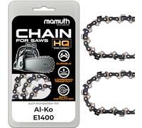 2x Chainsaw Chainsaw 35 cm 1.3 mm 3/8 Inch 52 TG for Al-Ko E1400